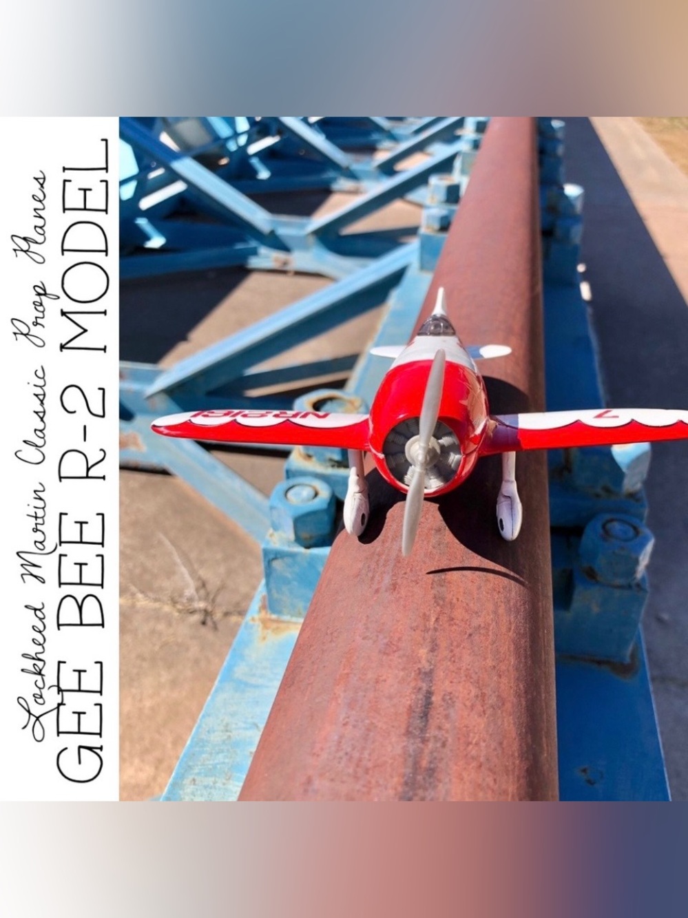 Gee Bee R-2 Lockheed Martin Classic Prop Plane Model